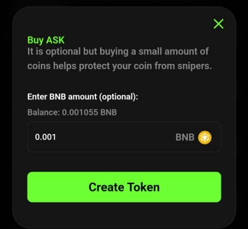 Meme Tokens Creation