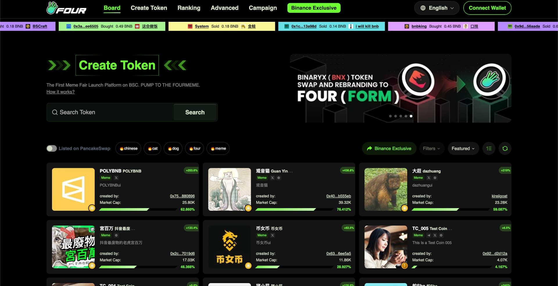 How To Launch A Memecoin On Four.Meme (Four Meme)