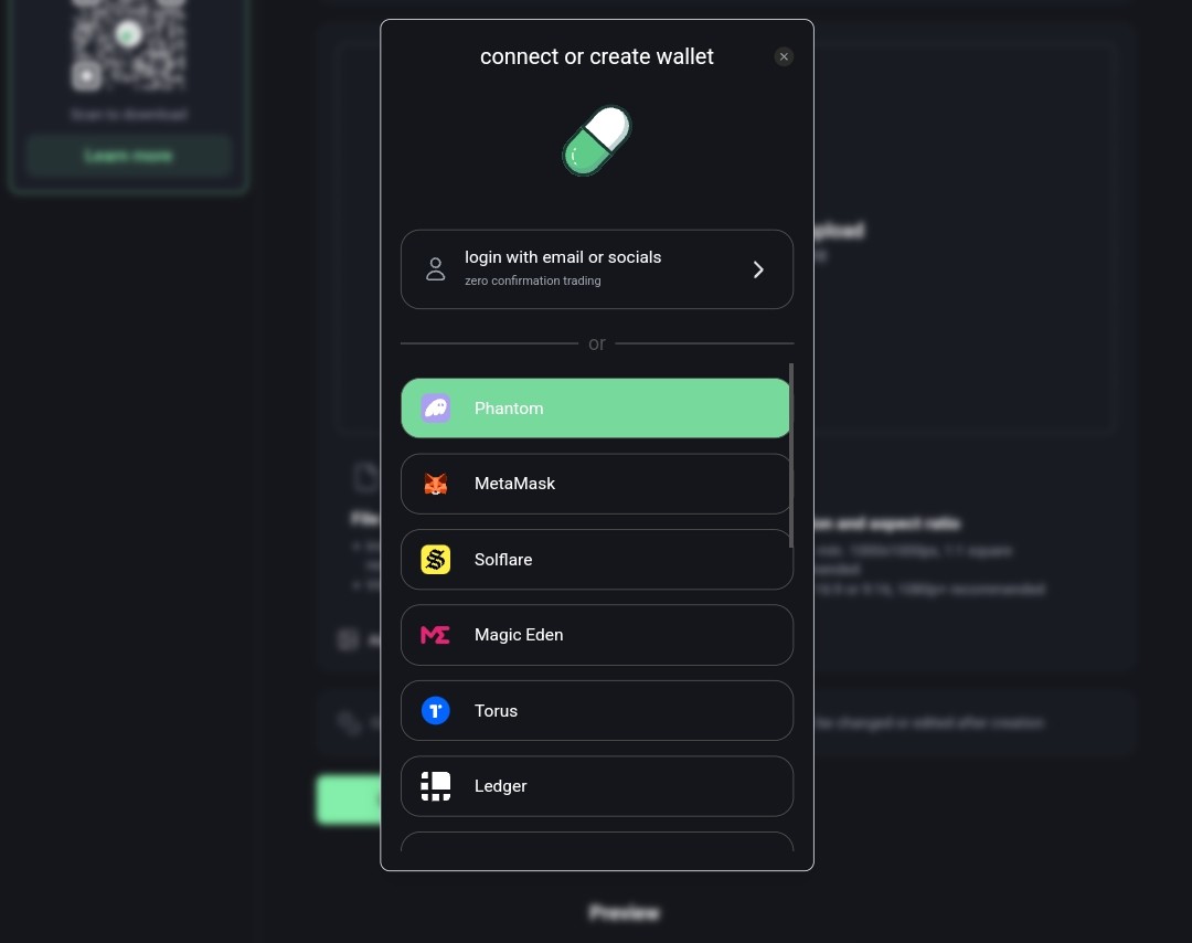 PumpFun Wallet Connection