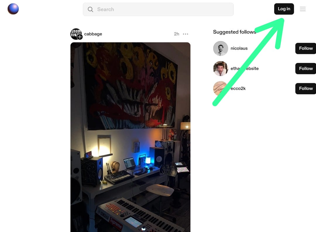 ZORA Homepage LogIn
