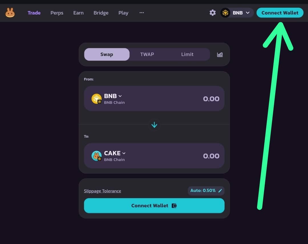 PancakeSwap Homepage