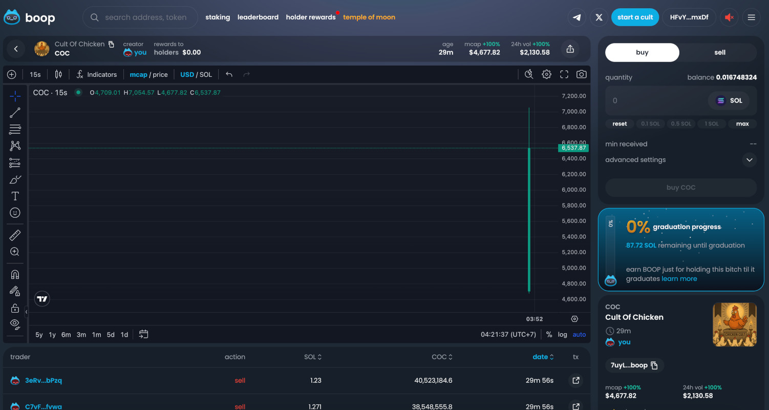 How to Launch a Memecoin on Boop (Boop.fun), Start Your Own Cult on Solana